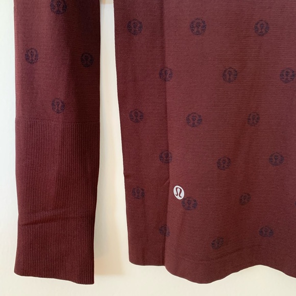 lululemon Swiftly Tech Long Sleeve Shirt 2.0 Yogo Pop Cassis/Black Sz 2 New NWT - Picture 8 of 15